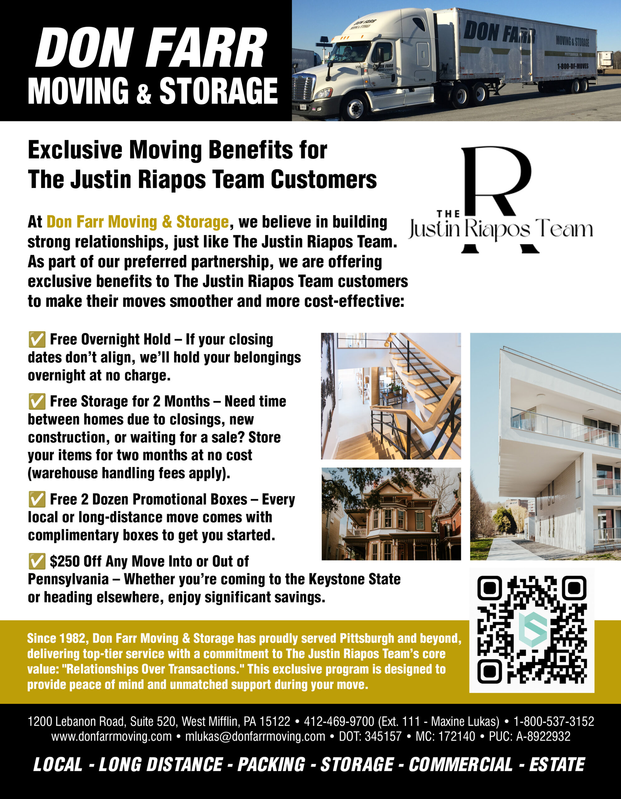 Don Farr and Riapos Team Partnership