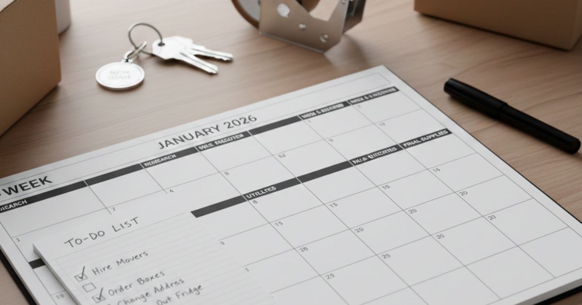 Moving Timeline Checklist The Ultimate 8-Week Planning Guide - blog post image